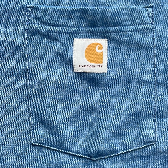 NWT Carhartt Stain Breaker Blue Polo Shirt Men’s XL - Picture 4 of 5